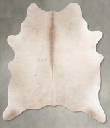 Champagne Large Brazilian Cowhide Rug 6'7"H x 6'0"W #A55276 by Hudson Hides