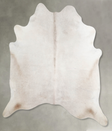 Champagne X-Large Brazilian Cowhide Rug 6'10"H x 6'7"W #A55279 by Hudson Hides