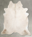 Champagne X-Large Brazilian Cowhide Rug 7'4"H x 6'6"W #A55280 by Hudson Hides