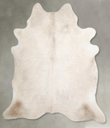 Champagne X-Large Brazilian Cowhide Rug 7'4"H x 6'6"W #A55280 by Hudson Hides
