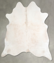 Champagne X-Large Brazilian Cowhide Rug 7'4"H x 6'7"W #A55283 by Hudson Hides