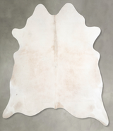 Champagne X-Large Brazilian Cowhide Rug 7'4"H x 6'7"W #A55283 by Hudson Hides