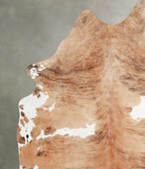 Tricolor X-Large Brazilian Cowhide Rug 7'6"H x 6'5"W #A55288 by Hudson Hides