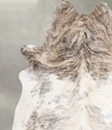 Light Brindle XX-Large Brazilian Cowhide Rug 7'11"H x 6'11"W #A55289 by Hudson Hides