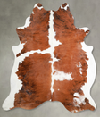 Tricolor X-Large Brazilian Cowhide Rug 7'6"H x 6'7"W #A55293 by Hudson Hides