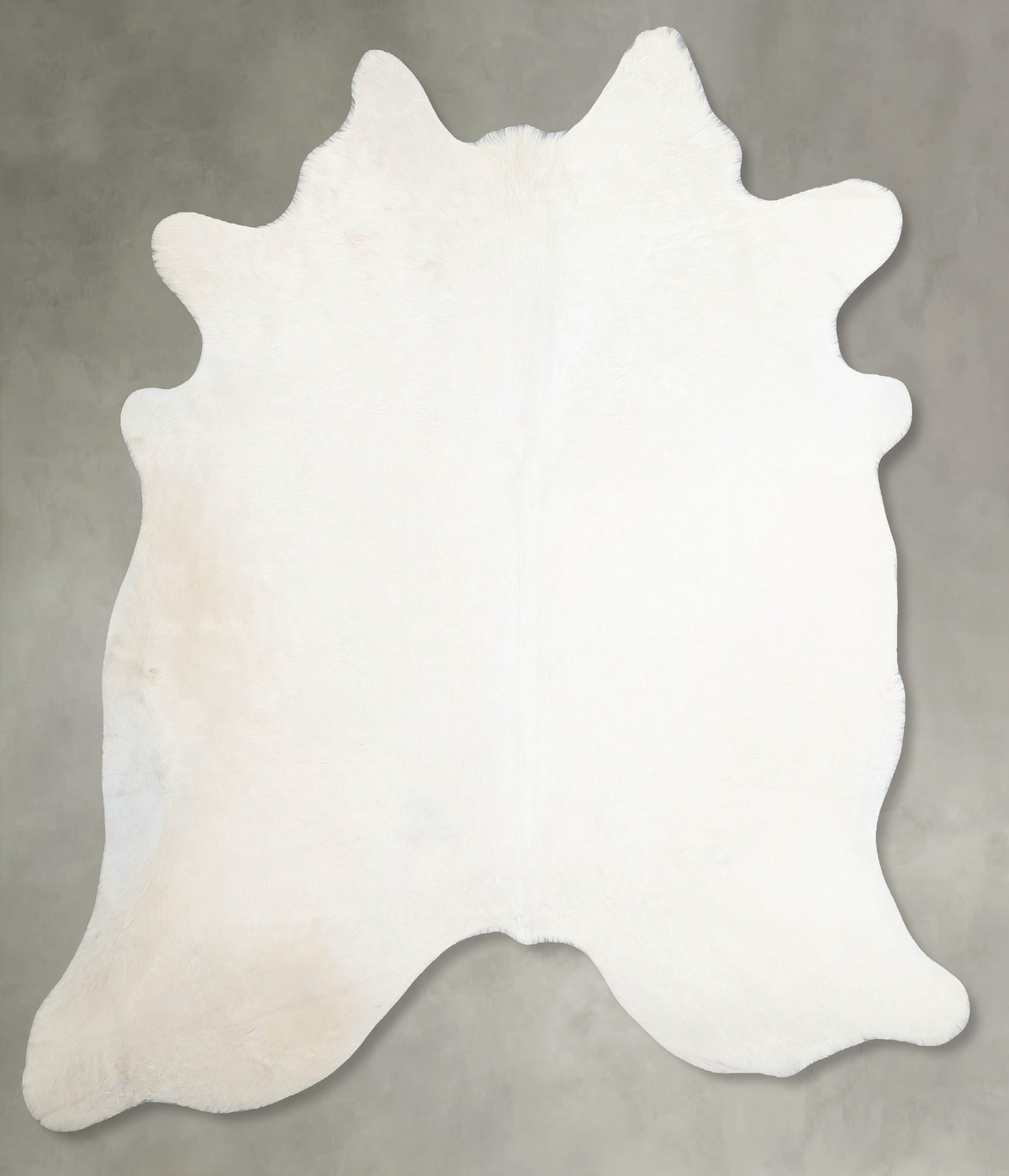 Solid White Cowhide Rug #A55295