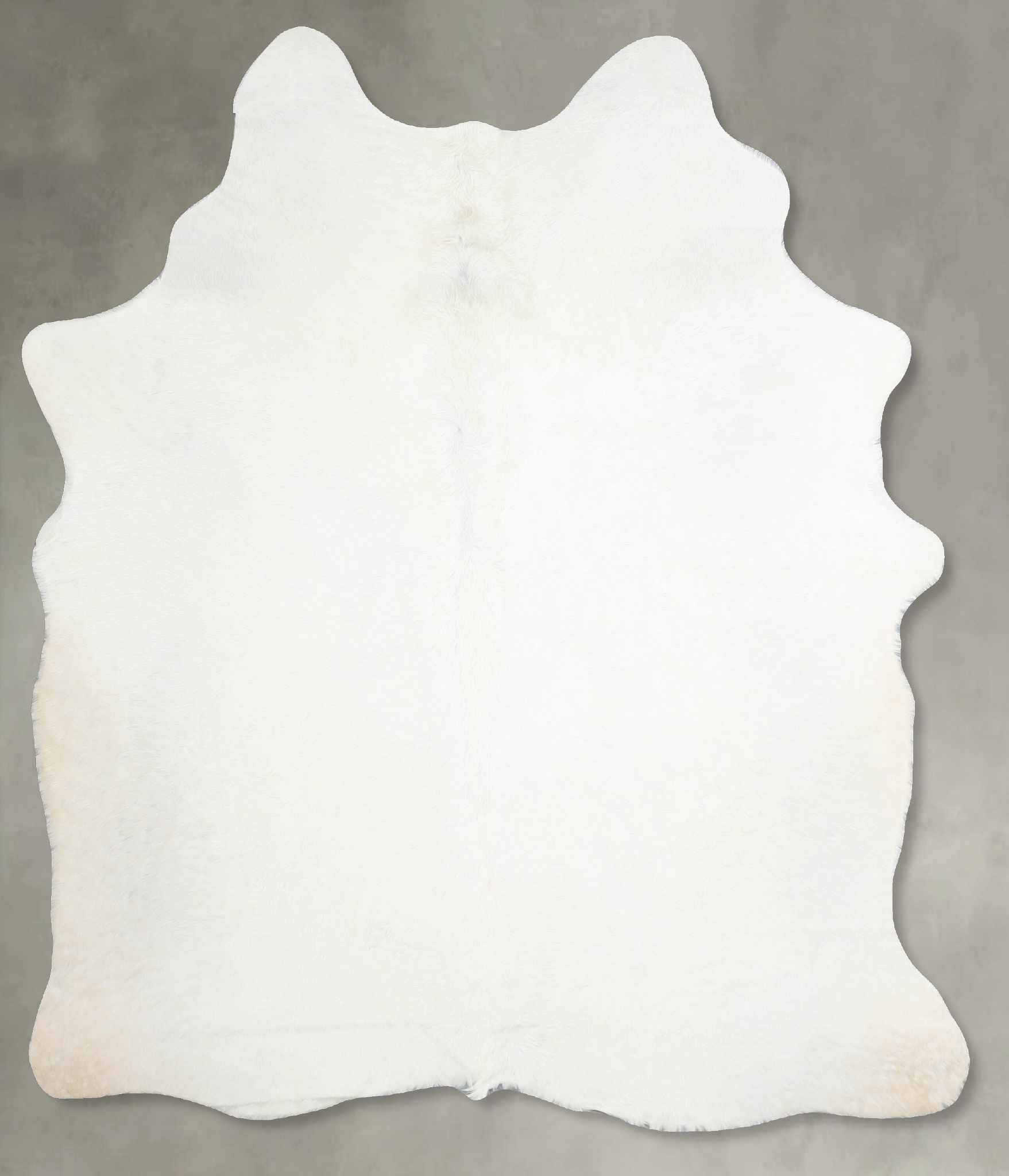 Solid White Cowhide Rug #A55299