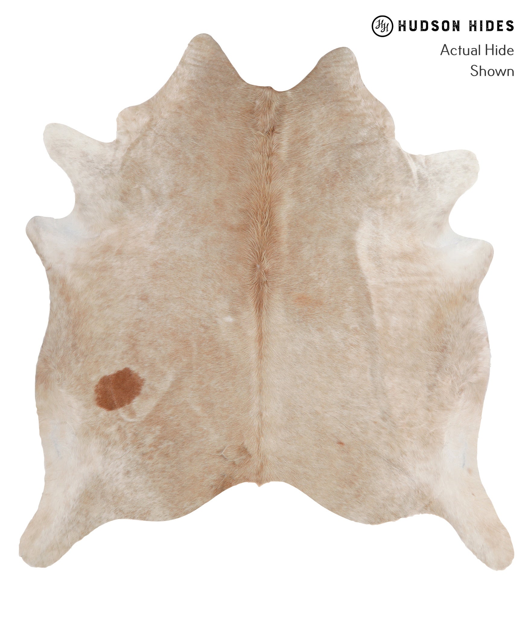 Beige Cowhide Rug #A5530