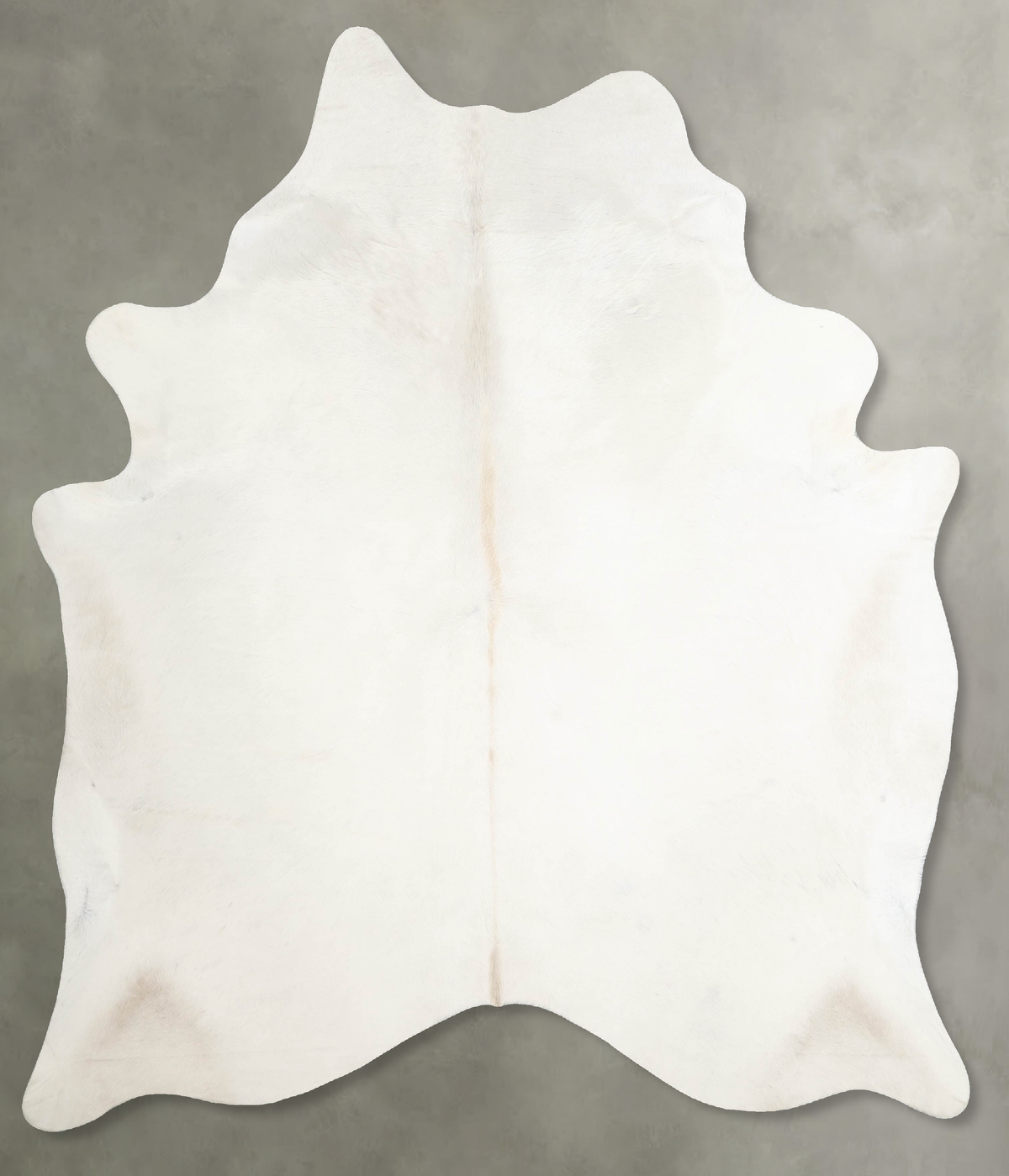 Solid White Cowhide Rug #A55300