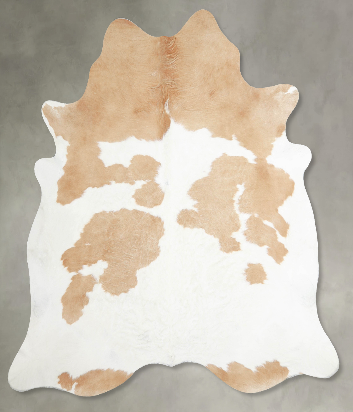Beige and White Cowhide Rug #A55303