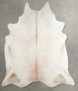 Champagne XX-Large Brazilian Cowhide Rug 7'11"H x 7'0"W #A55310 by Hudson Hides