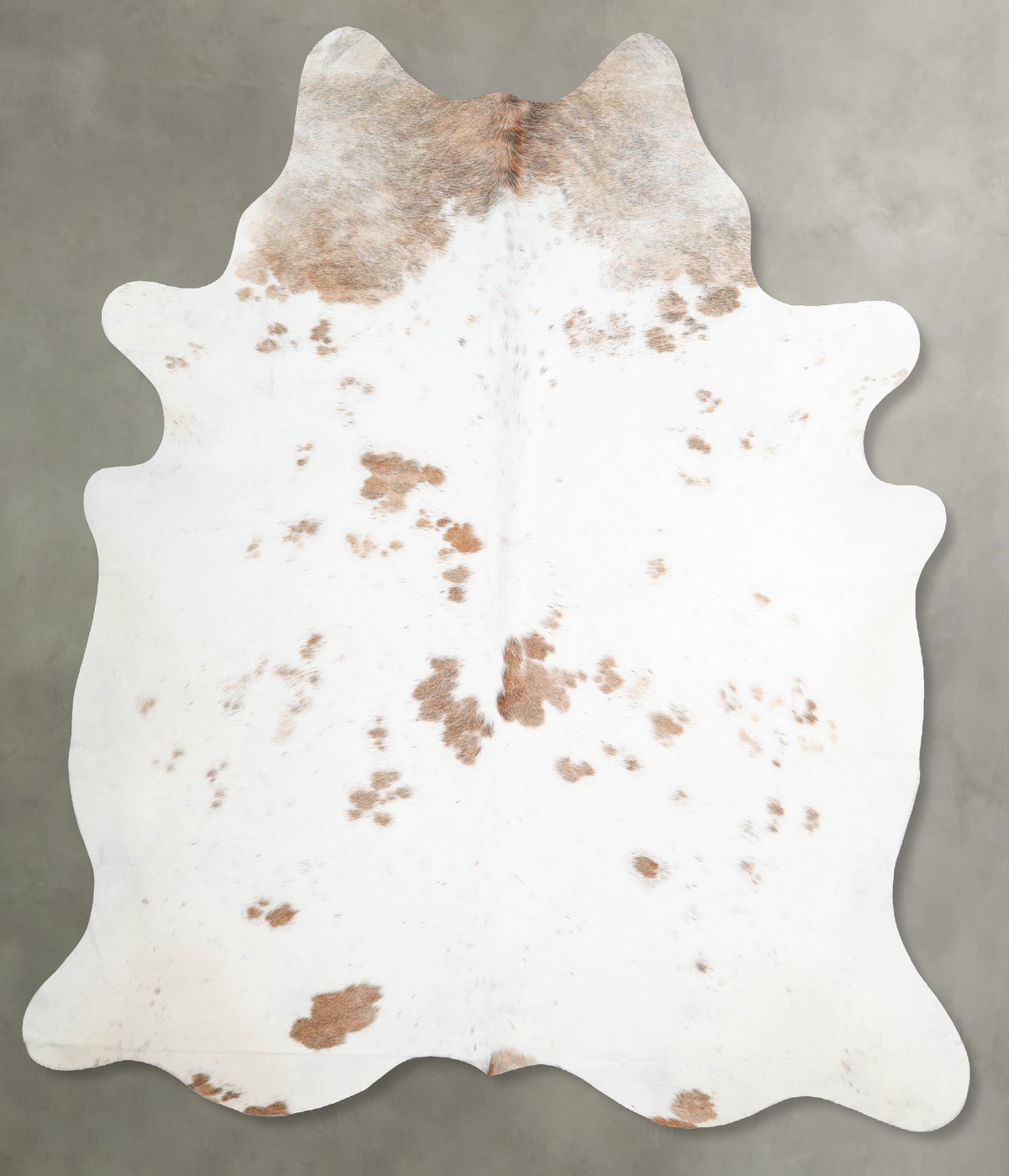 Beige and White Cowhide Rug #A55312