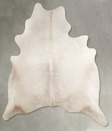 Champagne XX-Large Brazilian Cowhide Rug 8'1"H x 7'2"W #A55319 by Hudson Hides