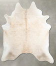 Champagne X-Large Brazilian Cowhide Rug 7'5"H x 6'4"W #A55320 by Hudson Hides