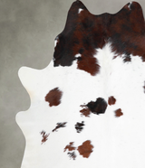 Tricolor X-Large Brazilian Cowhide Rug 6'10"H x 6'0"W #A55332 by Hudson Hides
