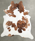 Tricolor X-Large Brazilian Cowhide Rug 6'11"H x 6'1"W #A55336 by Hudson Hides