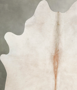 Champagne Large Brazilian Cowhide Rug 6'7"H x 5'8"W #A55342 by Hudson Hides