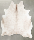 Champagne Large Brazilian Cowhide Rug 6'3"H x 5'3"W #A55343 by Hudson Hides
