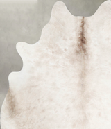 Champagne Large Brazilian Cowhide Rug 6'3"H x 5'3"W #A55343 by Hudson Hides