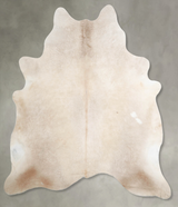 Champagne X-Large Brazilian Cowhide Rug 6'9"H x 6'5"W #A55344 by Hudson Hides