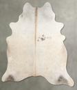 Champagne X-Large Brazilian Cowhide Rug 6'11"H x 6'3"W #A55345 by Hudson Hides