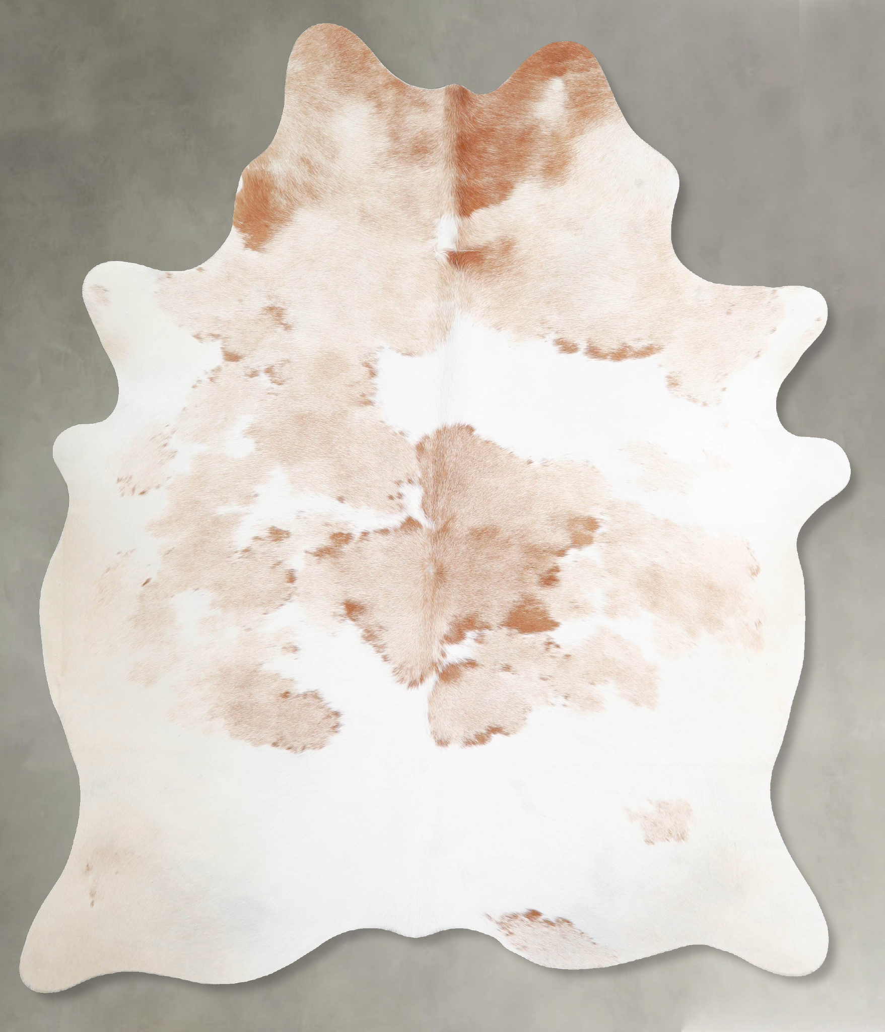 Beige and White Cowhide Rug #A55366