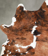 Tricolor Large Brazilian Cowhide Rug 6'8"H x 4'9"W #A55367 by Hudson Hides