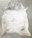 Grey Brindle X-Large Brazilian Cowhide Rug 7'4"H x 6'7"W #A55373 by Hudson Hides