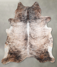 Light Brindle XX-Large Brazilian Cowhide Rug 7'6"H x 7'0"W #A55375 by Hudson Hides