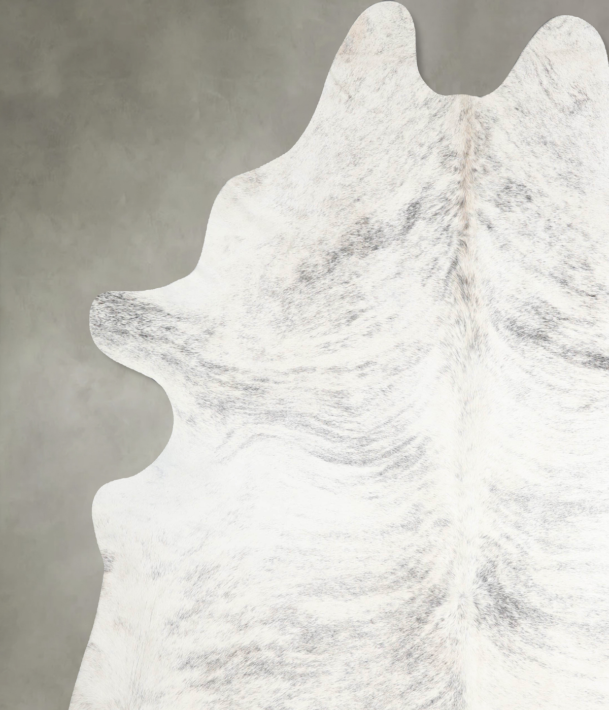 Grey Brindle XX-Large Brazilian Cowhide Rug 8'5"H x 6'9"W #A55376 by Hudson Hides