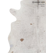 Salt and Pepper Brown XX-Large Brazilian Cowhide Rug 7'6"H x 6'11"W #A5538 by Hudson Hides