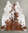 Salt and Pepper Brown Medium Brazilian Cowhide Rug 4'2"H x 4'0"W #A55387 by Hudson Hides