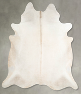 Champagne XX-Large Brazilian Cowhide Rug 7'10"H x 7'1"W #A55392 by Hudson Hides