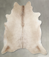 Champagne XX-Large Brazilian Cowhide Rug 7'5"H x 7'3"W #A55393 by Hudson Hides
