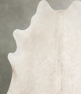 Champagne X-Large Brazilian Cowhide Rug 6'11"H x 6'2"W #A55394 by Hudson Hides