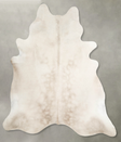 Champagne XX-Large Brazilian Cowhide Rug 7'4"H x 6'11"W #A55395 by Hudson Hides