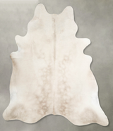 Champagne XX-Large Brazilian Cowhide Rug 7'4"H x 6'11"W #A55395 by Hudson Hides