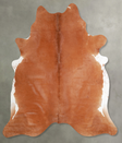 Solid Brown X-Large Brazilian Cowhide Rug 7'2"H x 6'4"W #A55404 by Hudson Hides