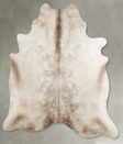 Champagne X-Large Brazilian Cowhide Rug 7'2"H x 6'8"W #A55410 by Hudson Hides