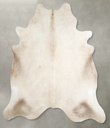 Champagne XX-Large Brazilian Cowhide Rug 7'8"H x 7'5"W #A55411 by Hudson Hides