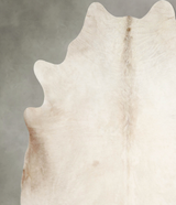 Champagne XX-Large Brazilian Cowhide Rug 7'8"H x 7'5"W #A55411 by Hudson Hides