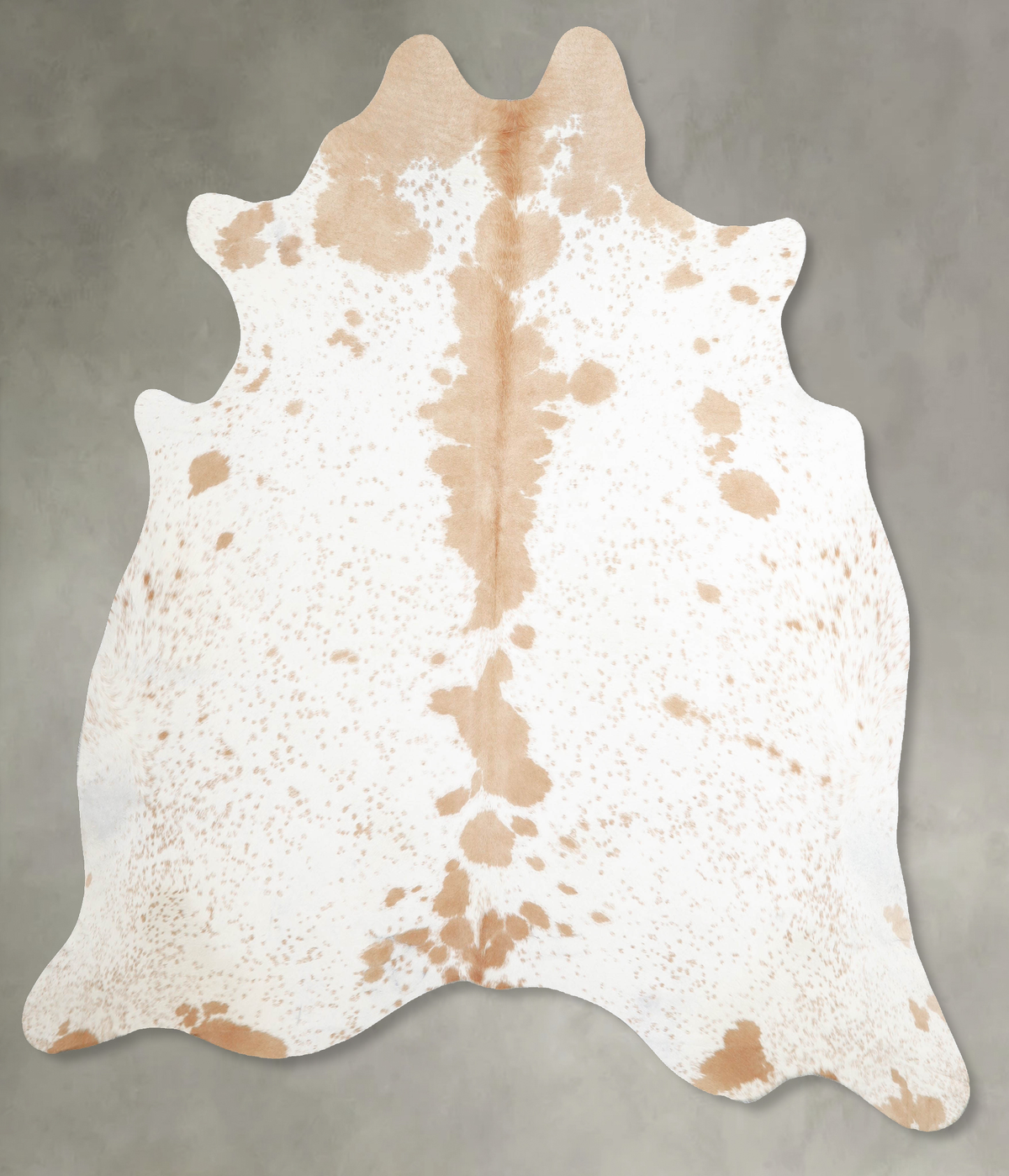 Beige and White Cowhide Rug #A55413