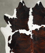 Tricolor XX-Large Brazilian Cowhide Rug 7'6"H x 7'0"W #A55427 by Hudson Hides