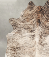 Light Brindle X-Large Brazilian Cowhide Rug 7'6"H x 6'6"W #A55433 by Hudson Hides