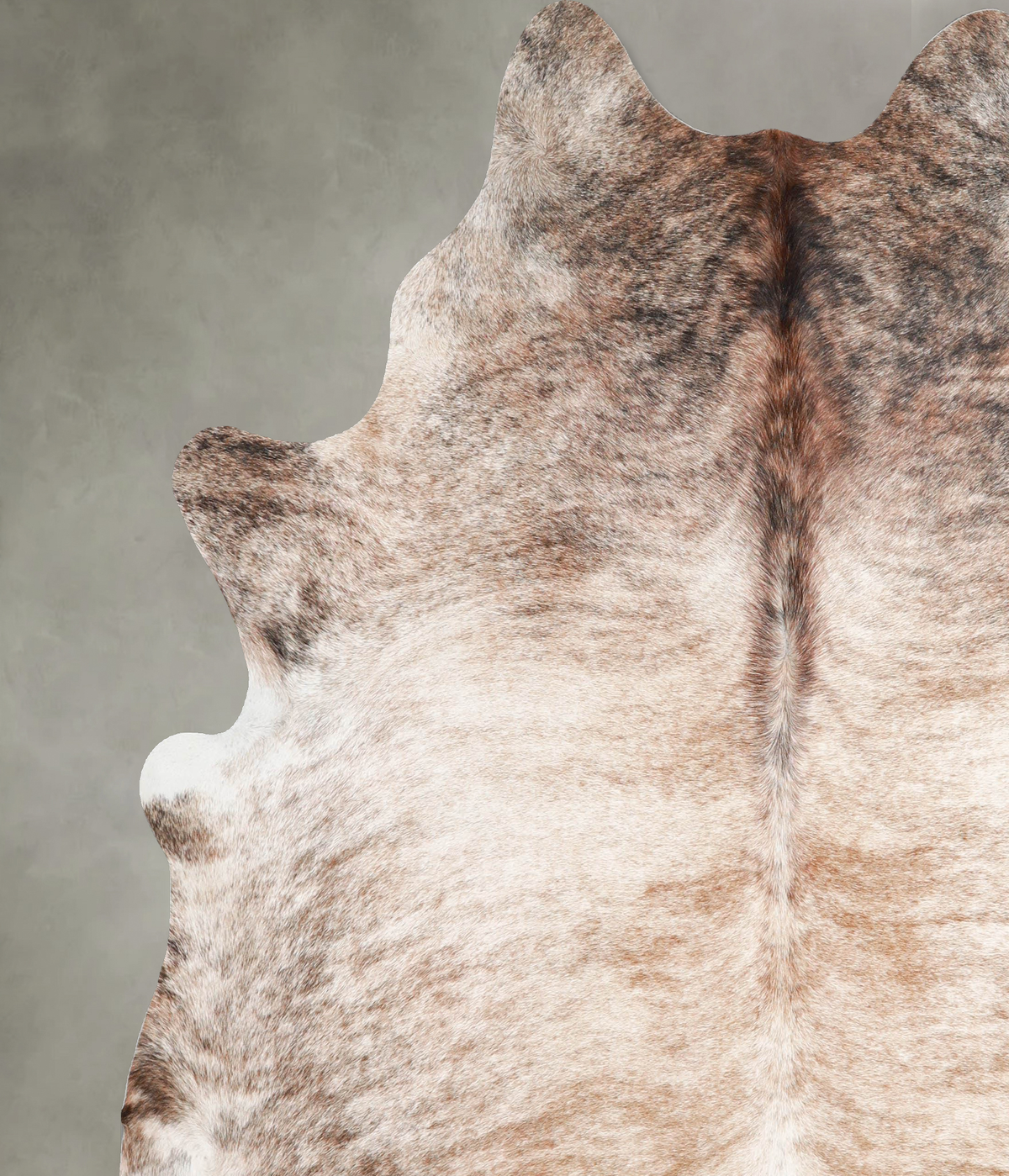 Light Brindle X-Large Brazilian Cowhide Rug 7'4"H x 6'9"W #A55437 by Hudson Hides
