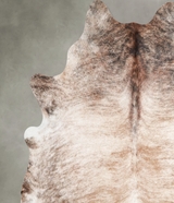 Light Brindle X-Large Brazilian Cowhide Rug 7'4"H x 6'9"W #A55437 by Hudson Hides