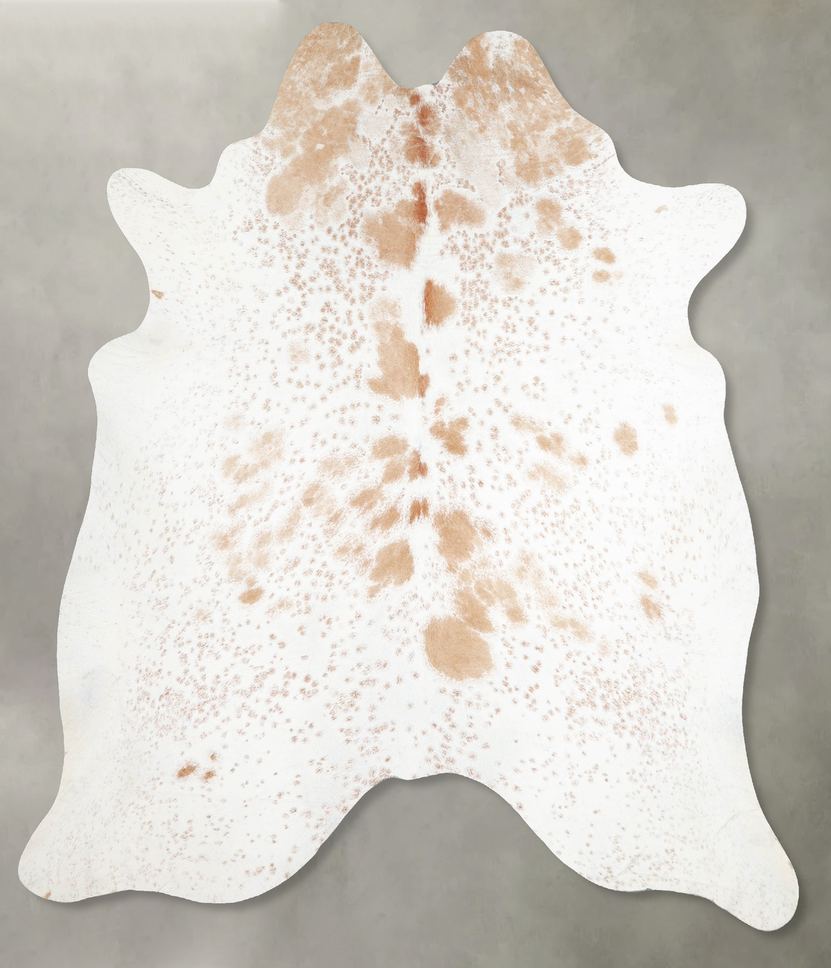 Beige and White Cowhide Rug #A55438