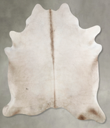 Champagne X-Large Brazilian Cowhide Rug 7'5"H x 6'5"W #A55443 by Hudson Hides