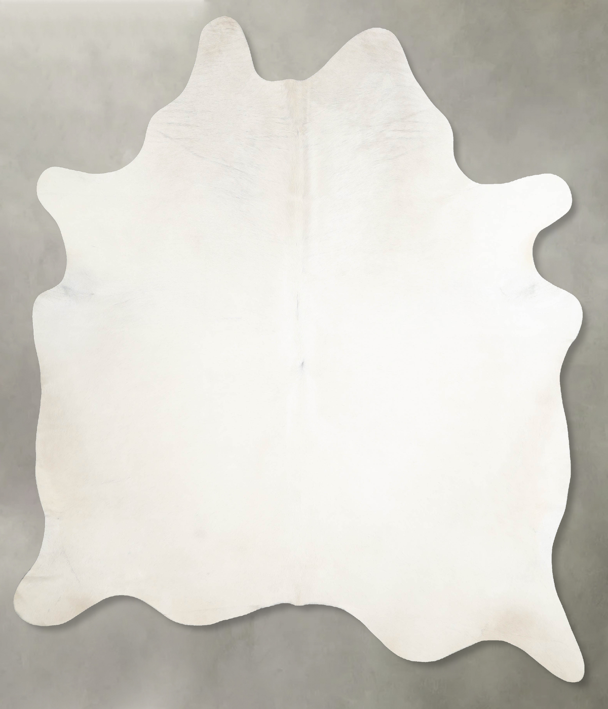 Solid White Cowhide Rug #A55448