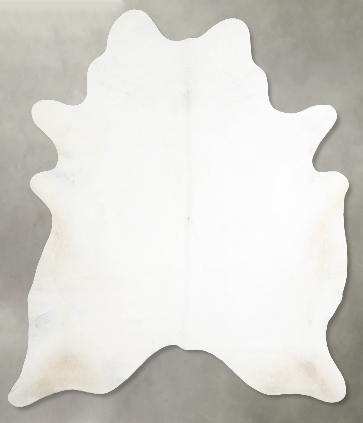Solid White Cowhide Rug #A55450